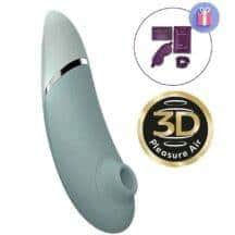 Вакуумный стимулятор клитора Womanizer Next, серо-зеленый Вакуумный стимулятор клитора Womanizer Next, серо-зеленый