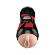 Мастурбатор-вагина в тубе с вибрацией Pipedream PDX Elite Pussy Stroker, телесный Мастурбатор-вагина в тубе с вибрацией Pipedream PDX Elite Pussy Stroker, телесный