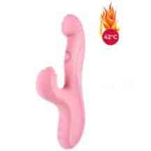 Вибратор-кролик Erocome Aries с осцилляцией и нагревом, розовый. Нет в наличии Вибратор-кролик Erocome Aries с осцилляцией и нагревом, розовый