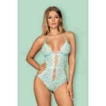 Боди Obsessive Delicanta teddy, Бирюзовый, L/XL. Нет в наличии Боди Obsessive Delicanta teddy, Бирюзовый, L/XL