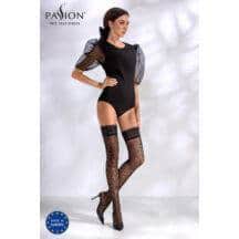 Чулки элегантные черные с мелким рисунком Passion, 1/2. Нет в наличии Чулки элегантные черные с мелким рисунком Passion, 1/2