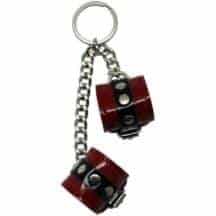 Сувенир-брелок наручники красные. Нет в наличии Сувенир-брелок наручники красные