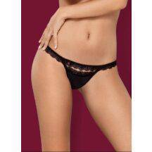 Трусики-стринги Obsessive с разрезом и кружевной оборкой, S/M. Нет в наличии Трусики-стринги Obsessive с разрезом и кружевной оборкой, S/M
