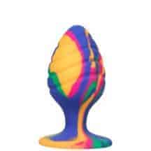 Анальная пробка CalExotics Cheeky Tie-Dye Swirl L, разноцветная Анальная пробка CalExotics Cheeky Tie-Dye Swirl L, разноцветная