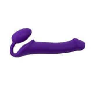 Гибкий страпон Strap-on-me Semi-Realistic L, фиолетовый Гибкий страпон Strap-on-me Semi-Realistic L, фиолетовый