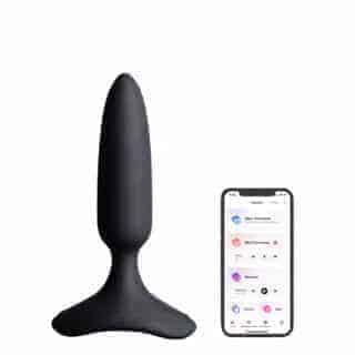 Анальная вибропробка Lovense Hush 2 XS, черная Анальная вибропробка Lovense Hush 2 XS, черная