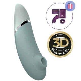 Вакуумный стимулятор клитора Womanizer Next, серо-зеленый Вакуумный стимулятор клитора Womanizer Next, серо-зеленый