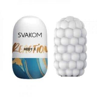 Двухсторонний мастурбатор Svakom Hedy X Reaction, бесцветный Двухсторонний мастурбатор Svakom Hedy X Reaction, бесцветный