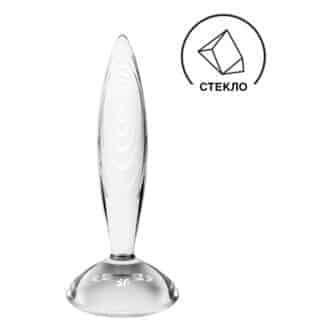 Анальный стимулятор Satisfyer Sparkling Crystal 20 см, бесцветный Анальный стимулятор Satisfyer Sparkling Crystal 20 см, бесцветный