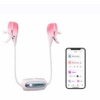 Виброзажимы для сосков Lovense Gemini, розовые Виброзажимы для сосков Lovense Gemini, розовые