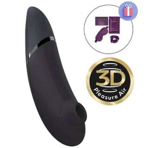 Вакуумный стимулятор клитора Womanizer Next, черный