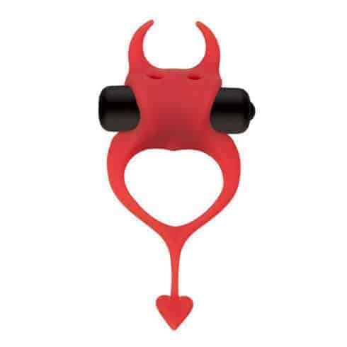 Виброкольцо Adrien Lastic Devol, красное