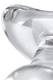 Анальная пробка Sexus Glass стеклянная, бесцветная, 11,5 см