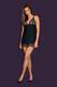 Сорочка Obsessive Chiccanta chemise, Чёрный, L/XL