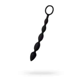 Анальная цепочка Toyfa A-Toys M, 27,6 см, черный