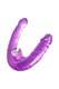 Фаллоимитатор двусторонний с вибропулей Toyfa Double Dildo, фиолетовый