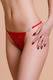 Трусики со стразами Joli Jamie, красный, OS
