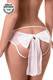 Трусики с доступом и бантом Erolanta Mia, белые, 42-44