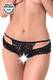 Трусики с доступом Erolanta Felicity, черные, 42-44