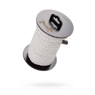 Веревка для шибари Pecado BDSM, на катушке, хлопок, белая, 10 м.