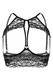 Бралетт с открытой грудью Erolanta Sandra, черный, 46-48
