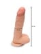 Фаллоимитатор с вибрацией и пультом ДУ Пикантные Штучки, 21 см, телесный