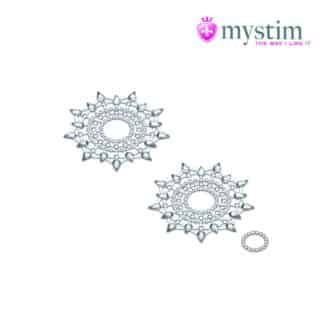 Набор наклеек из страз Petits Joujoux Gloria, серебро (2)