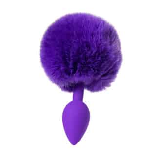 Анальная пробка с хвостом Toyfa ToDo Sweet bunny, фиолетовый