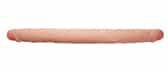 Двусторонний фаллоимитатор Lola Games Wild Instinct 47 см, телесный