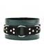 Ошейник Lady's Arsenal из кожи и замши БДСМ Арсенал Изумруд