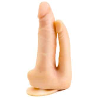 Фаллоимитатор-реалистик двойной LoveToy на присоске, телесный