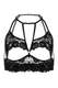 Бралетт с открытым нижним кливиджем Erolanta Ellen, черный, 46-48
