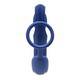 Массажер простаты с эрекционным кольцом Evolved Zero Tolerance Extra Mile, синий