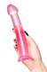 Фаллоимитатор Toyfa Jelly Dildo L на присоске 20 см, розовый