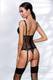 Корсеты Passion Lingerie Leticia corset, Чёрный, S/M