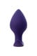 Анальная пробка ToDo by Toyfa Glob M с переменным центром тяжести, фиолетовая