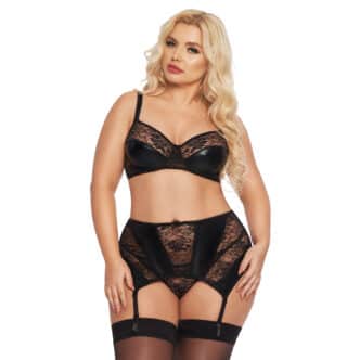 Комплект открытый SoftLine Collection Joana XXXL, чёрный