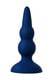Анальная вибропробка-елочка Toyfa O'Play Prime с пультом ДУ, синий
