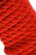 Веревка для шибари Pecado BDSM, на катушке, хлопок, красная, 10 м.