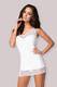 Сорочка Obsessive Miamor chemise White, Белый, S/M
