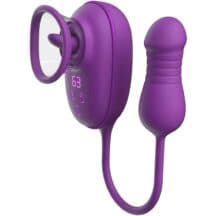 Двусторонний гибкий вибростимулятор Amovibe Nebula Orbit, фиолетовый