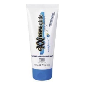 Расслабляющий анальный лубрикант Hot Exxtreme Glide на водной основе, 100 мл