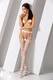 Чулки Passion Erotic Line S 004 White, Белый, One size