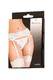 Комплект Erolanta Lingerie Collection: пояс для чулок и стринги кружевные, белые (46-48)