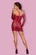Сорочка Obsessive Dressie dress, Красный, S/M/L