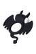 Виброкольцо Jos Cocky Devil, чёрное