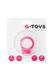 Виброкольцо Toyfa A-Toys ребристое, розовое