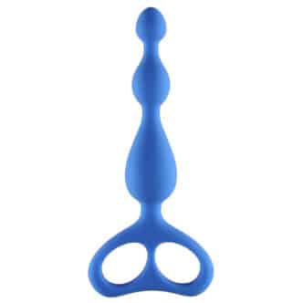 Анальная цепочка Lola Games BackDoor Collection Ultimate Beads, синяя