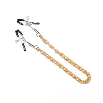 Зажимы для сосков Пикантные штучки, золотистый