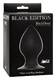Анальная пробка Lola Games Back Door Black Edition Thick Medium, чёрная